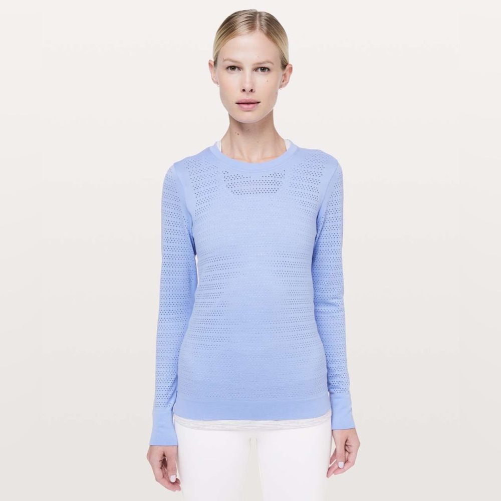 Lululemon “Breeze By” Long Sleeve Top in Lavender Dusk - Picture 5 of 13